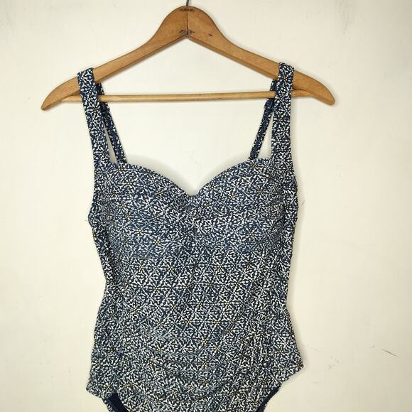 Bond Eye Australia Swimsuit Navy Print Multi Cup - Picture 2 of 12